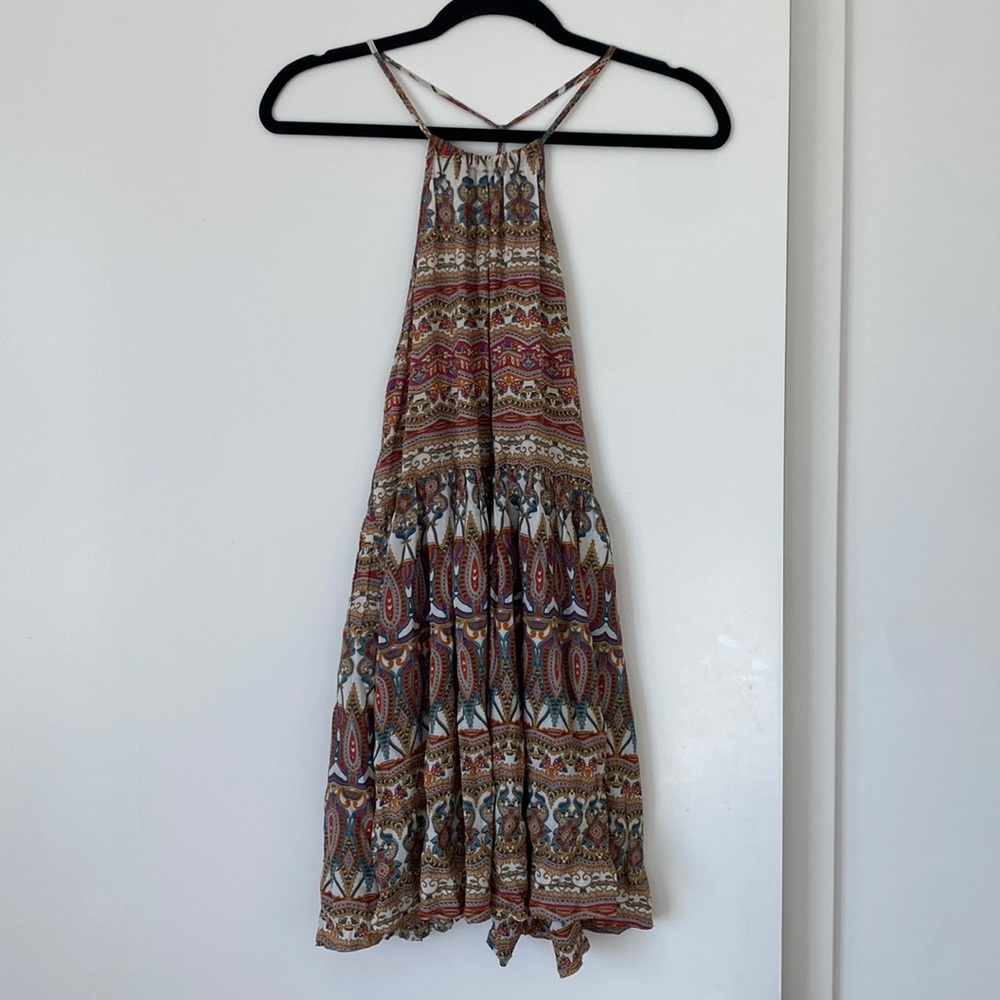 Rumor Boutique, S, multicolored halter dress